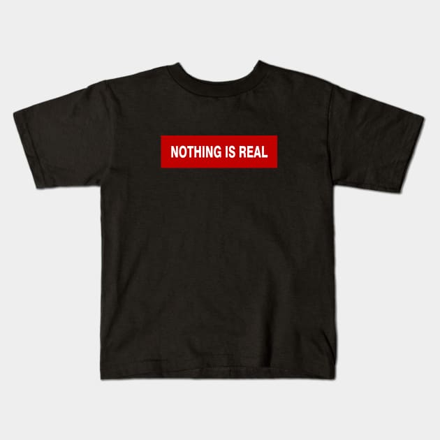 nothing is real Kids T-Shirt by amenij